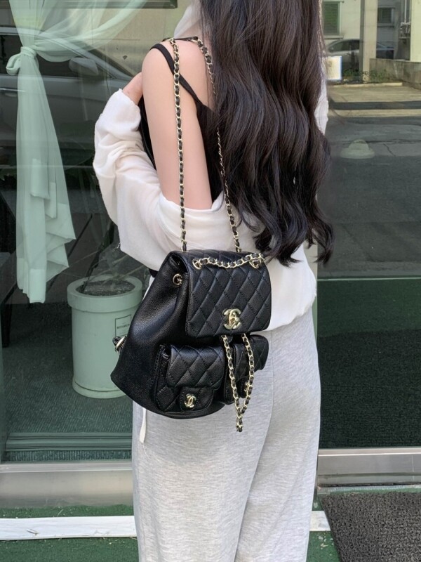 위핑,샤넬 투포켓 듀마 백팩