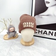 미우미우 MIU MIU 로고 자가드 패션 캐주얼 니트 비니