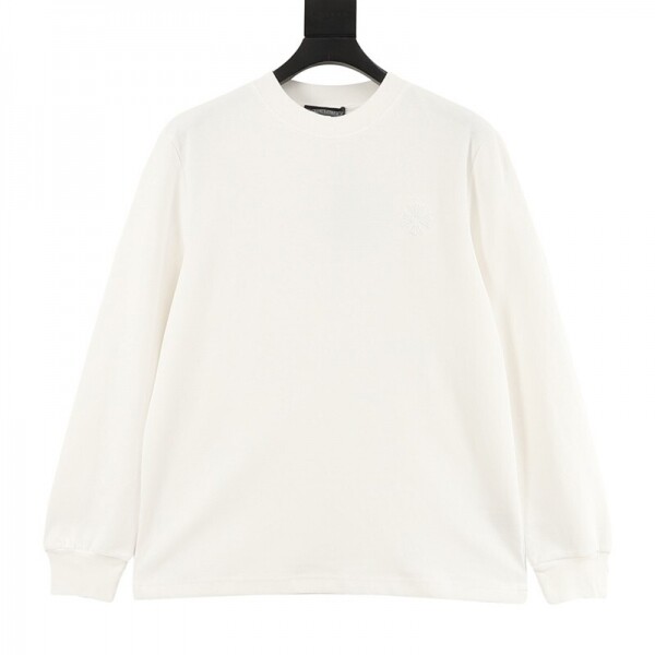 위핑,크롬하츠 Chrome Hearts 앞뒤 로고 순면 패션 커플 긴팔 티