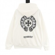 크롬하츠 Chrome Hearts 등판 클래식 빅 로고 캐주얼 커플 후드