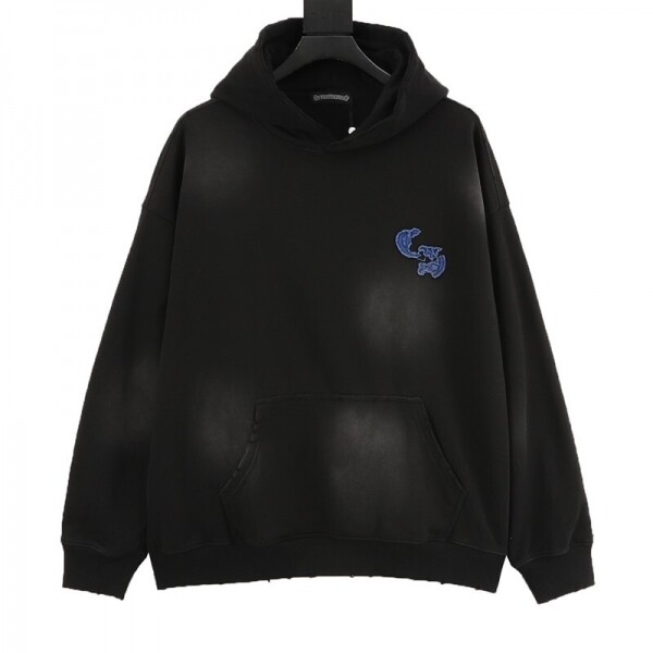 위핑,크롬하츠 Chrome Hearts 그래피티 구제 캐주얼 커플 후드