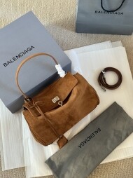 발렌시아가 겨울 스웨이드 로데오 여성 가방