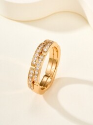 까르띠에 Cartier 클래식 모던 와이드 큐빅 반지