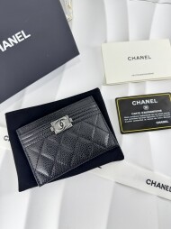 샤넬 CHANEL 패션 소가죽 카드 지갑