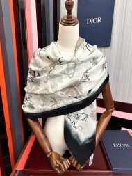 디올 DIOR 모던 클래식 패턴 빈티지 캐주얼 스카프