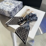 디올 CD 리본 헤어밴드