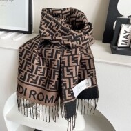 펜디 FENDI 로고 클래식 빈티지 머플러 남녀공용