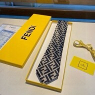 펜디 FENDI 클래식 F 레터링 빈티지 남성 넥타이