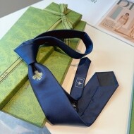 구찌 GUCCI 꿀벌 자수 심플한 일상 남성 넥타이