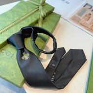 구찌 GUCCI 꿀벌 자수 심플한 일상 남성 넥타이