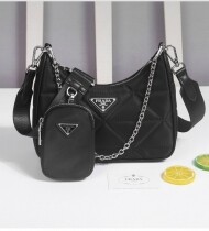 프라다 리나일론 테수토 체인 크로스백
