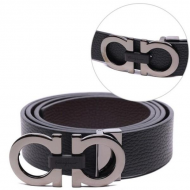 페라가모 Ferragamo 남성 간치니 양면 벨트 67 8783 476361