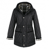 버버리 BURBERRY 여성 퀼팅 나일론 파카 8105107 (BLACK)