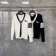 톰브라운 브이넥 니트 가디건