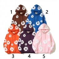 데님티어스 Denim Tears 플리스 안감이 있는 후드티