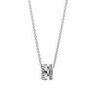 판도라 파베 비즈 목걸이 392311C01