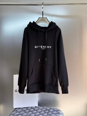 지방시 Givenchy 로고 디자인 모던 심플 캐주얼 후드