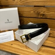 생로랑 로고 벨트