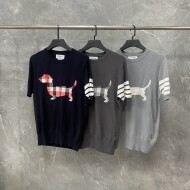 톰브라운 니트 반팔 티셔츠