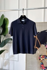 로로피아나 Loro Piana 캐주얼 컴포트 소프트 남성 폴로 니트 반팔