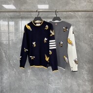 톰브라운 라운드 니트