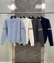 톰브라운 라운드 니트