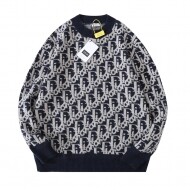 디올 Dior 자가드 커플 니트 코트