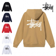 스투시 베이직 로고 후드티 집업