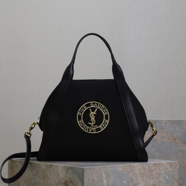 위핑,생로랑 캔버스 리브 고쉬 볼링 토트백 774048FAC3I1075