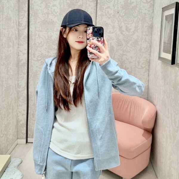 위핑,디올 후드 집업 자켓 트랙 양면 재킷 블루 113M221AT225  F