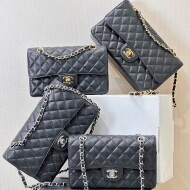 샤넬 클래식 스몰 플랩백 캐비어 금장 은장 A01113 A01112 A58600