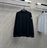 몽클레어 울과 알파카 롤넥 스웨터 블랙 K20919F00003M7751910 F