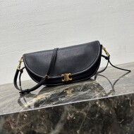 셀린느 리틀 하프문 소프트 트리옹프 백  블랙 L10373778