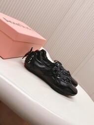 아크네 스튜디오 레이스업 가죽 발레리나 FN-WN-SHOE