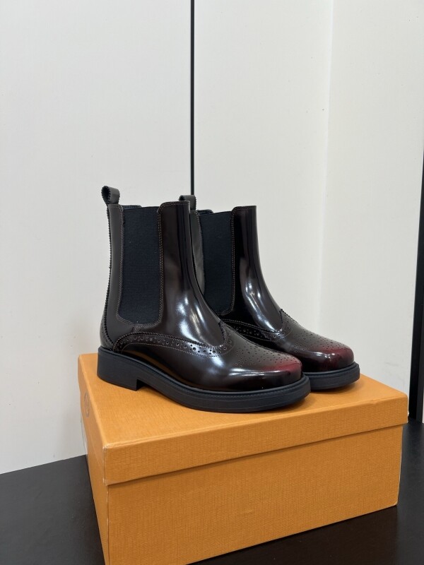 위핑,토즈 윙팁 첼시 부츠