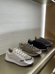브루넬로 쿠치넬리 캐시미어 빈티지 여성 스니커즈