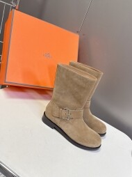 에르메스 스웨이드 앵클 부츠 Leo H252092Z