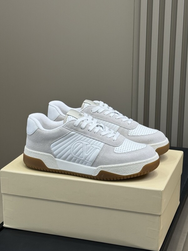 위핑,발렌티노 스플릿 레더 & 나파 스패리 커플 스니커즈 8Y2S0M78ZZM_0BO