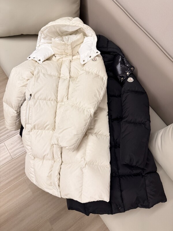 위핑,몽클레르 스퀘어 퀼팅 후드 롱 다운 재킷 Litte 리트 다운 K20931C00020539ZD