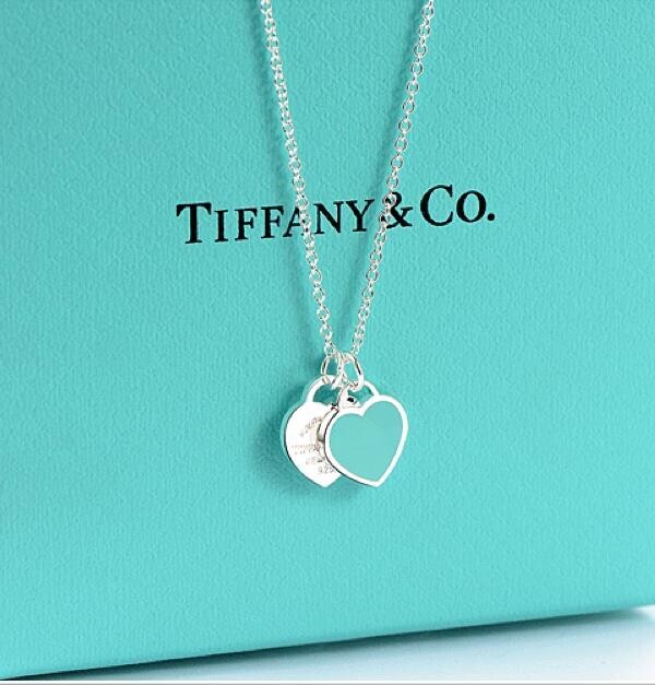 위핑,티파니앤코 리턴투 티파니 미니 더블 하트 펜던트 목걸이